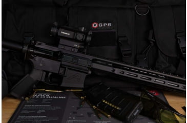 Image of TruGlo PR1 1x25mm Prismatic Red Dot Sight, 6-MOA Illuminated Reticle, Black, TG-TG8425BN