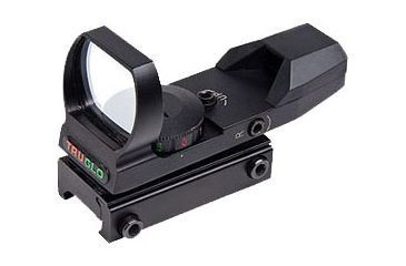 Image of TruGlo Dual-Color Open Red Dot Sight, 5 MOA Reticle, Black, TG-TG8370B