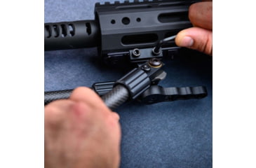 Image of TruGlo Tac Pod Carbon Pro Bipod, M-LOK, Key-Mod, 9-13 Height, Black, TG-TG8905L