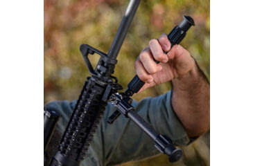 Image of TruGlo Tac Pod Carbon Pro Bipod, M-LOK, Key-Mod, 9-13 Height, Black, TG-TG8905L