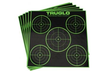 Image of TruGlo Target 5-Bull 12X12, 6 Pack, TG-TG11A6