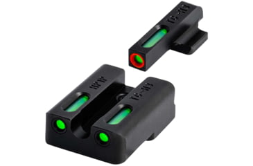 Image of Truglo TG13KS1PC TFX Pro Century Canik TP9 Square Front/U-Notch Rear Tritium Gre