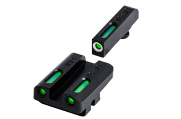 Image of TruGlo TFX Day/Night Sights Walther CCP Steel Green Tritium/Fiber Optic, TG-TG13WA3A
