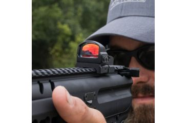 Image of TruGlo Tru-Tec 1x 23x17mm 3 MOA Green Dot Black, TG-TG8100G