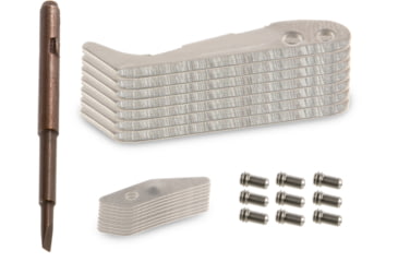 Image of TruGlo Titanium X Backflip Replacment Mechanical Blades, 3 Blade, 3 pk, Silver, TG3206AR