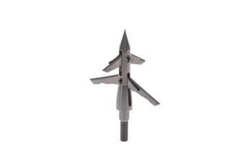Image of TruGlo Titanium X Mechanical Broadhead, 100 Grain, 4 Blade, 3 pk, Silver, TG3202AV