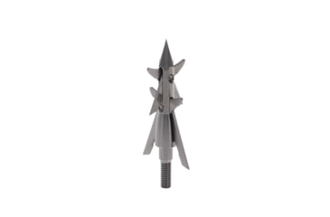 Image of TruGlo Titanium X Mechanical Broadhead, 100 Grain, 4 Blade, 3 pk, Silver, TG3202AV