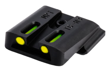 Image of TruGlo Tritium Fiber Optic Brite-Site Handgun Sight For Smith and Wesson MP Front Green and Yellow Rear Sight, TG-TG131MPTY