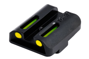 Image of TruGlo Tritium / Fiber Optic TFO Hand Gun Sights, Green Front and Yellow Rear - For Glock 20/21 and Similar, TG-TG131GT2Y
