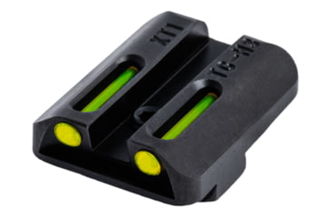 Image of TruGlo Tritium / Fiber Optic TFO Hand Gun Sights, Green Front and Yellow Rear - Springfield XD, TG-TG131XTY