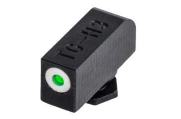 Image of TruGlo Tritium Pro Green Sight Set for Glock 42/43, White Focus Ring, Steel, Black, TG-TG231G1AW