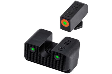 Image of TruGlo Tritium Pro Handgun Night Sights for Glock 20, 21, 25, 29, 30, 31, 32, 37, 40 &amp; 41 w/ Orange Front Ring, TG-TG231G2C