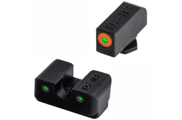 Image of TruGlo Tritium Pro Handgun Night Sights for Walther PPQ &amp; P99 w/ Orange Front Ring, TG-TG231W1C