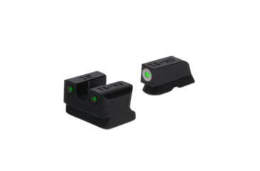Image of TruGlo Tritium Pro Handgun Sight Set for 1911 Novak 260/450, White Focus Lock Ring, TG-TG231N1W