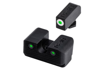 Image of TruGlo Tritium Pro Handgun Sight Set for Glock High, White Focus Lock Ring, TG-TG231G2W