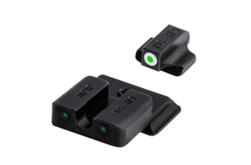 Image of TruGlo Tritium Pro Handgun Sight Set for S&amp;W M&amp;P, White Focus Lock Ring, TG-TG231MP1W