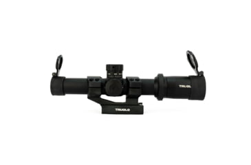 Image of TruGlo Tru-Brite 1-6x24mm Rifle Scope, 30mm Tube, Illuminated Power Ring, Duplex Mil-Dot Reticle with Mount, Matte, TG-TG8516TL