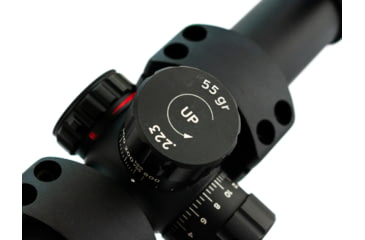 Image of TruGlo Tru-Brite 1-6x24mm Rifle Scope, 30mm Tube, Illuminated Power Ring, Duplex Mil-Dot Reticle with Mount, Matte, TG-TG8516TL