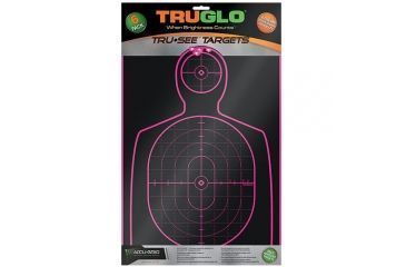Image of TruGlo TRU-SEE Splatter Target Handgun, 12x18, Pink, 6 Pack, TG-TG13P6