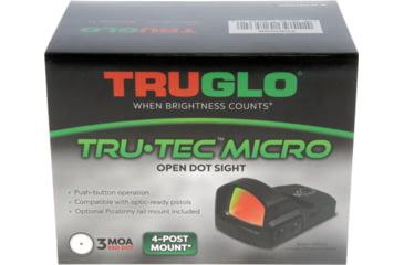 Image of USED TruGlo Universal Shotgun Rib Mount W/tru-tec Red Dot Sight, Black, 3 MOA, TG-TG8100B2, EDEMO1, Condition Parts Only/Salvage, Defective