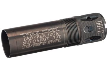 Image of Trulock Dove Choke Beretta/Benelli Mobil, 12 Gauge, Mid Range, Ported, .707, Black, Small, PHBERDV12707P