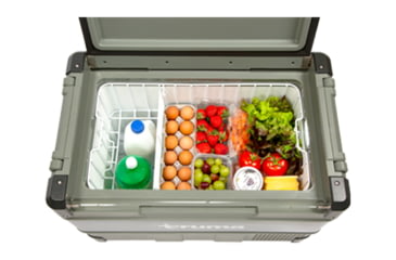 Image of Truma Cooler C96DZ Dual Zone Portable Fridge/Freezer, Earth Green, 96 liter, 45105-02