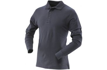 Image of Tru-Spec Polo Shirt, 24-7 Classic Navy Long Sleeve, S 4451003