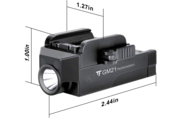 Image of TrustFire GM21 Quick Release Li-Polymer Rechargeable CREE XP-L HI LED Compact Pistol Light, 510 Lumens, Black, GM21
