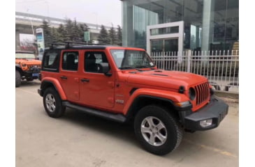 Image of TRUSTMADE Aluminum Roof Cross Bar Car Roof Rack for Jeep Wrangler, Black, OR02RR02-JW