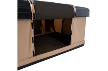 Image of TRUSTMADE Hardshell Rooftop Tent, Black/Beige, 82.7x49x35.4in, OR02RT01-BlackBeige
