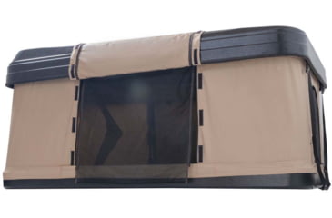 Image of TRUSTMADE Hardshell Rooftop Tent, Black/Beige, 82.7x49x35.4in, OR02RT01-BlackBeige