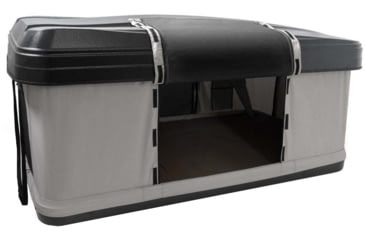 Image of TRUSTMADE Hardshell Rooftop Tent, Black/Grey, 82.7x49x35.4in, OR02RT01-BlackGrey