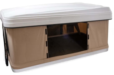 Image of TRUSTMADE Hardshell Rooftop Tent, White/Grey, 82.7x49x35.4in, OR02RT01-WhiteGrey