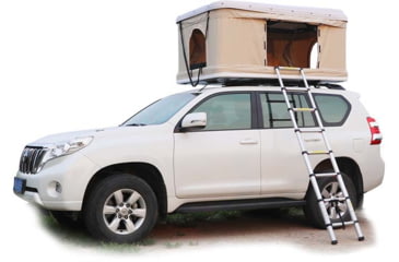 Image of TRUSTMADE Hardshell Rooftop Tent, White/Grey, 82.7x49x35.4in, OR02RT01-WhiteGrey