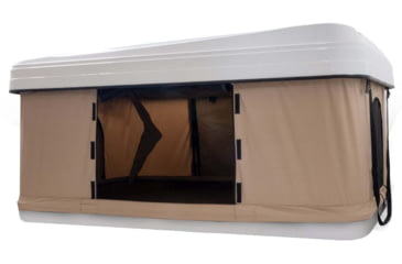 Image of TRUSTMADE Hardshell Rooftop Tent, White/Grey, 82.7x49x35.4in, OR02RT01-WhiteGrey