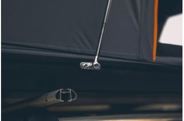 Image of TRUSTMADE Scout Plus Triangle with Roof Rack Aluminum Car Rooftop Tent, Black and Grey, Medium, OR02RT04YZ-BlackGrey
