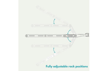 Image of Trxstle, LLC Geryon Universal Bike Packing System, Black, Medium, EQ-BIK-GER-BLA