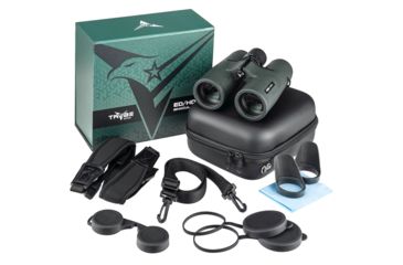 Image of TRYBE Optics 10x42 ED/HD Binocular, FMC, Green, BIN10x42ED