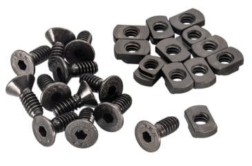 Image of TRYBE Defense 12-Piece M-LOK Hardware Kit, Black, HRDWR12