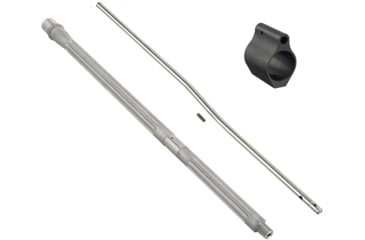 Image of TRYBE Defense 20 in Stainless Steel Heavy Fluted AR-15 Rifle Barrel, .750 in Gas Block, Rifle Gas Tube, .223 Wylde