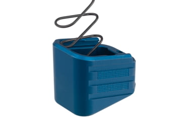 Image of TRYBE Defense +4/5 Magazine Extension Base Pad for Glock 17 9mm/.40 S&amp;W, Blue, MAGEXTGLK4/5-BL
