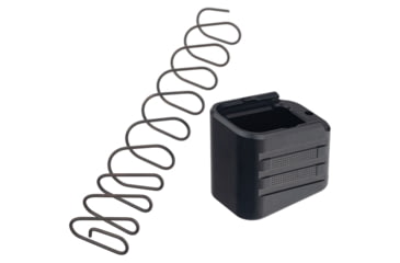 Image of TRYBE Defense +4/5 Magazine Extension Base Pad for Glock 19/23/26/27, 9mm/.40 S&amp;W, Black, MAGEXTGLK194/5-BK