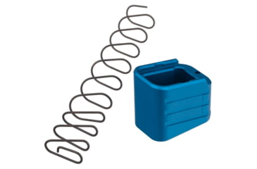Image of TRYBE Defense +4/5 Magazine Extension Base Pad for Glock 19/23/26/27, 9mm/.40 S&amp;W, Blue, MAGEXTGLK194/5-BL