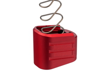Image of TRYBE Defense +4 Magazine Extension Base Pad for Glock 43X/48, Red, MAGEXTGLK43X48/4-RD