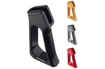 Image of TRYBE Defense Aggressive AR Grip, Black, Gold, Gunmetal, Red