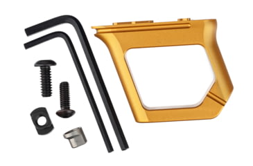 Image of TRYBE Defense Aggressive M-LOK &amp; Key-Mod Handstop, Gold, HNDSTP2-GLD