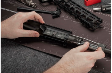 Image of TRYBE Defense AR-15 Dust Cover Assembly, AR-15, .300 AAC Blackout, Black, AR15DCA300