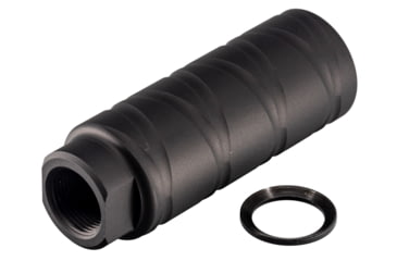 Image of TRYBE Defense AR-15 .300 Blackout Flash Can Muzzle Device, 5/8x24, Spiral Flute, Black Anodized, SF300FC