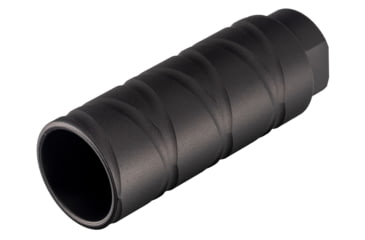 Image of TRYBE Defense AR-15 .300 Blackout Flash Can Muzzle Device, 5/8x24, Spiral Flute, Black Anodized, SF300FC
