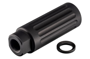 Image of TRYBE Defense AR-15 5.56x45 NATO Flash Can Muzzle Device, 1/2x28, Full Flute, Black Anodized, FF556FC